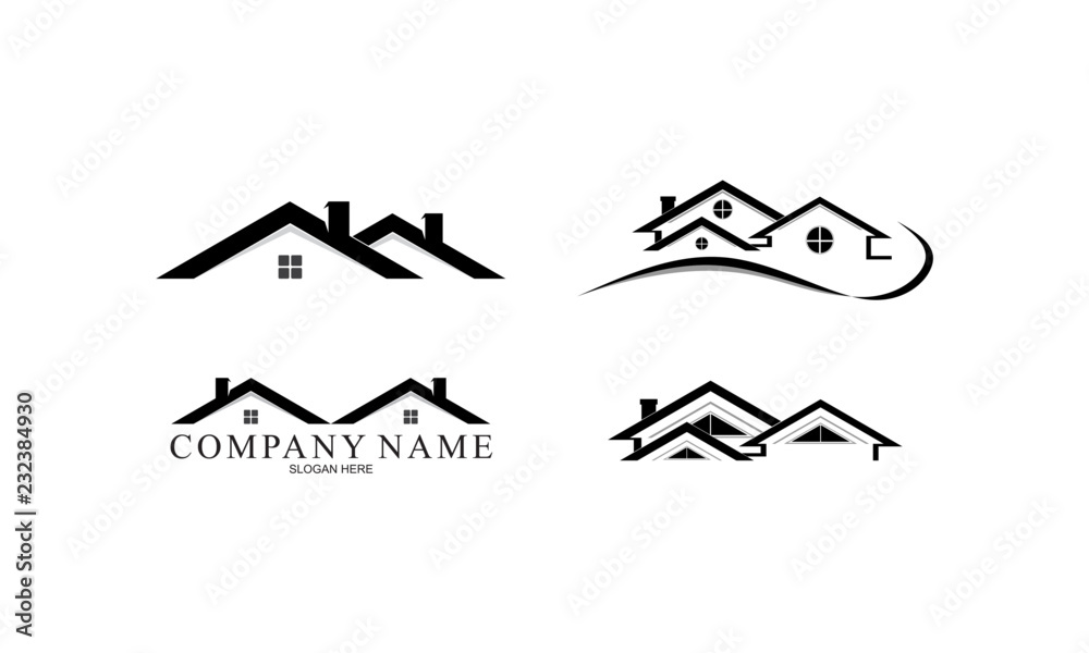 Fototapeta premium Real estate logo template