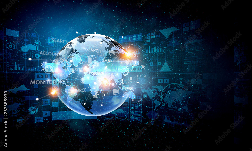 Fototapeta premium Integration of new technologies