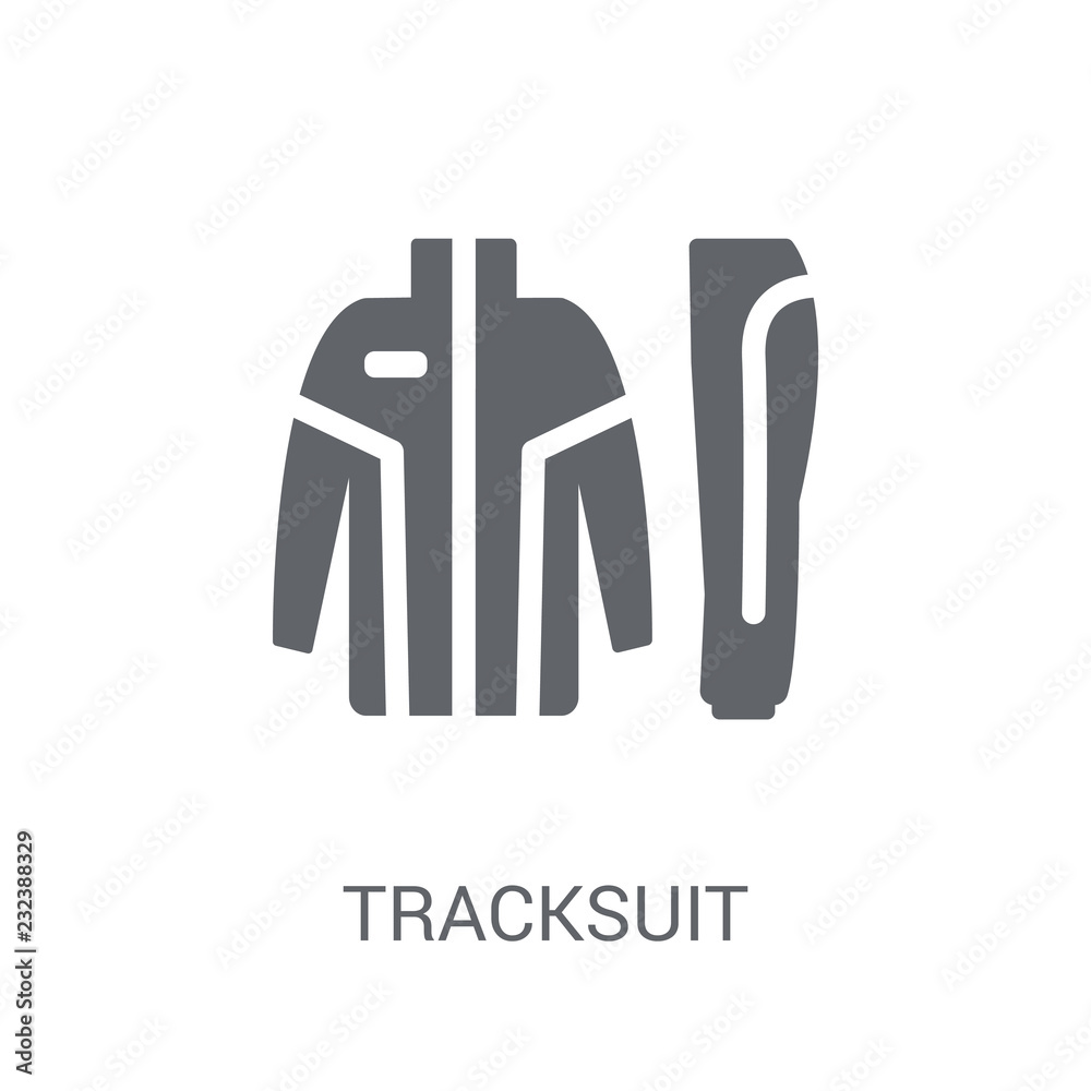 tracksuit icon. Trendy tracksuit logo concept on white background from  Clothes collection Stock Vector | Adobe Stock