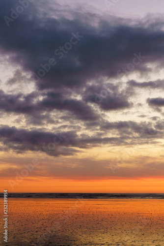 Pacific Ocean Sunset Washington State