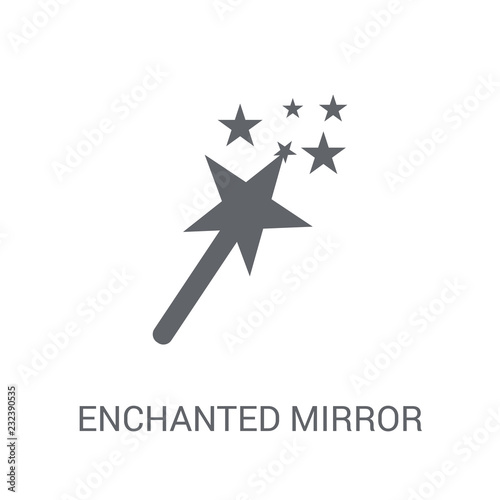 Wall Mural Enchanted mirror icon