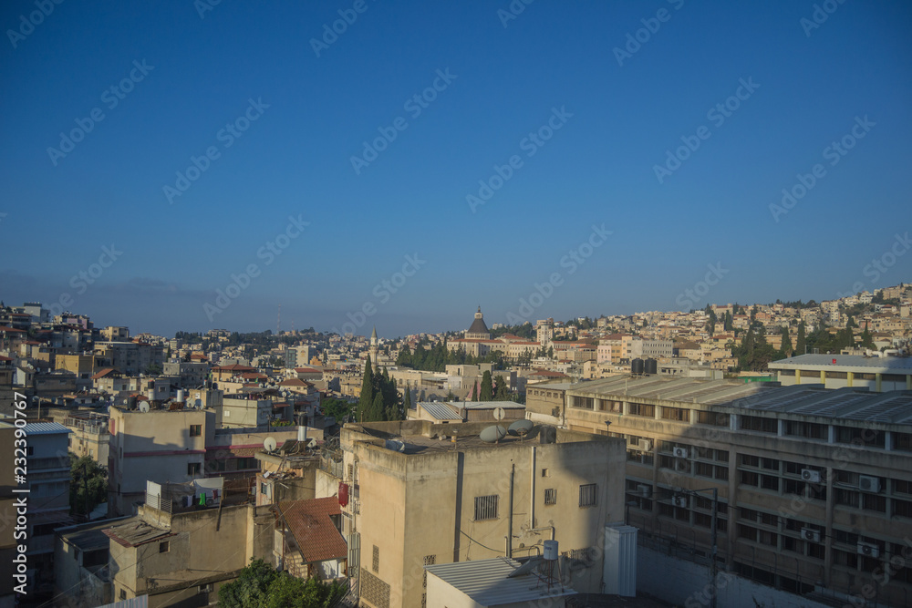 Partial view of Nazareth, Israel.