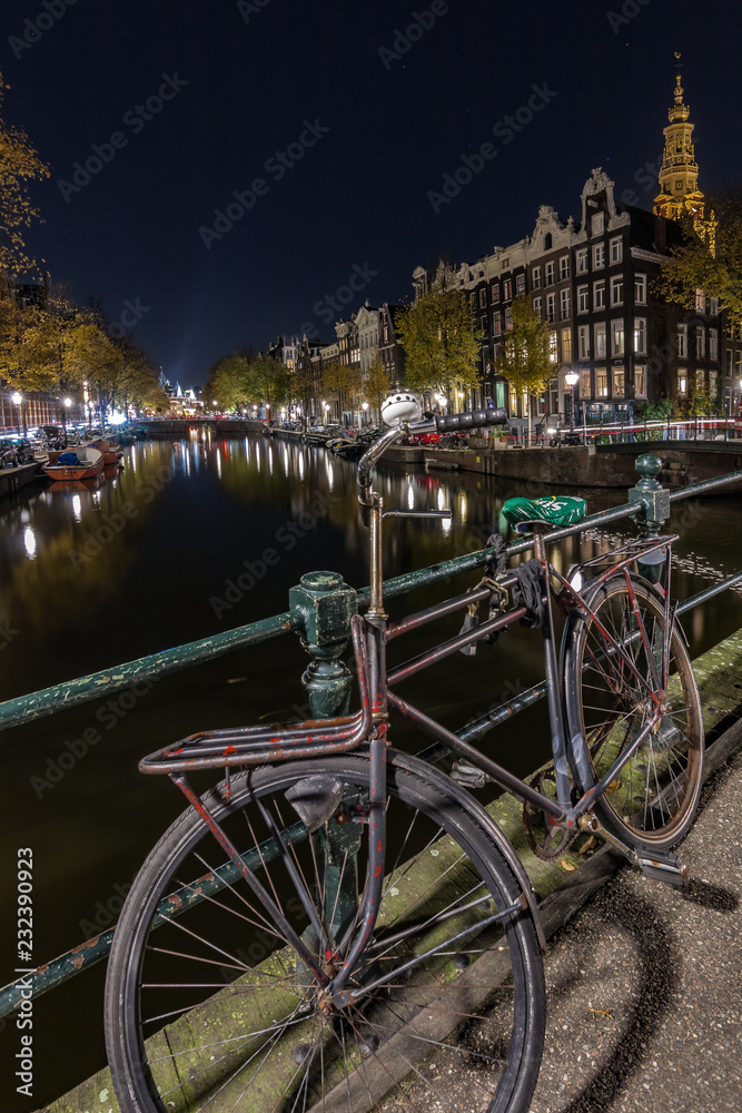 Amsterdam at night