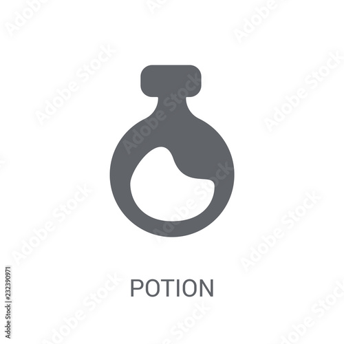 Potion icon. Trendy Potion logo concept on white background from Fairy Tale collection