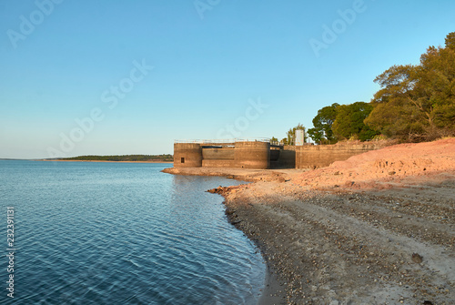 Dry dam of montargil