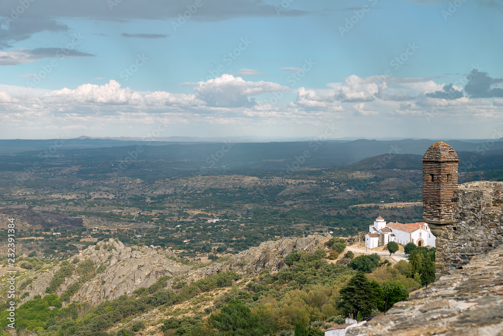 Obraz premium Widok na dolinę