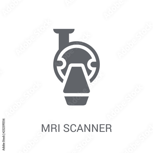 mri scanner icon. Trendy mri scanner logo concept on white background from General collection