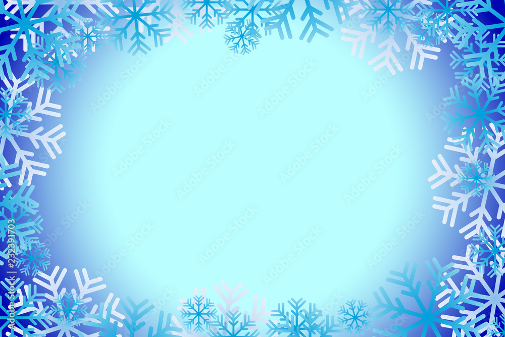 Blue christmas background with snowflakes. Vector image. Texture. Blue christmas background with snowflakes. Vector image. Texture.