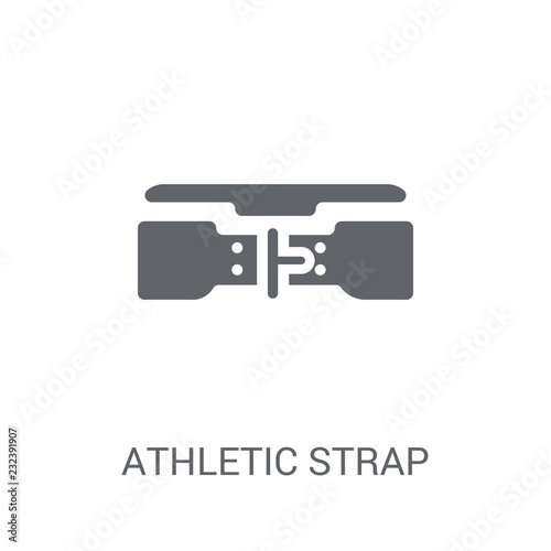 Athletic Strap icon. Trendy Athletic Strap logo concept on white background from Gym and Fitness collection