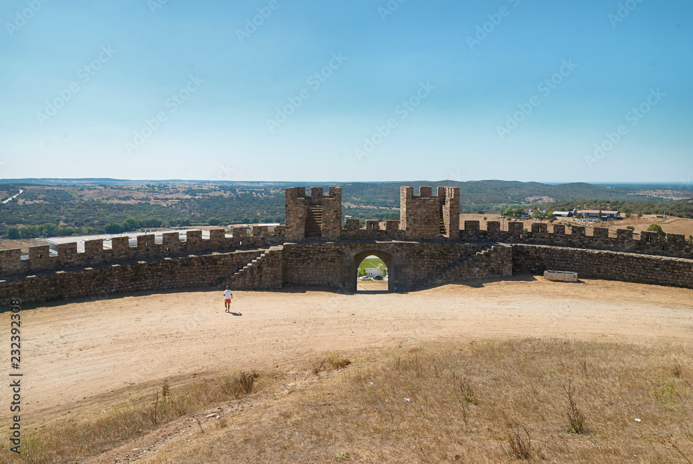 Castle wall entrance