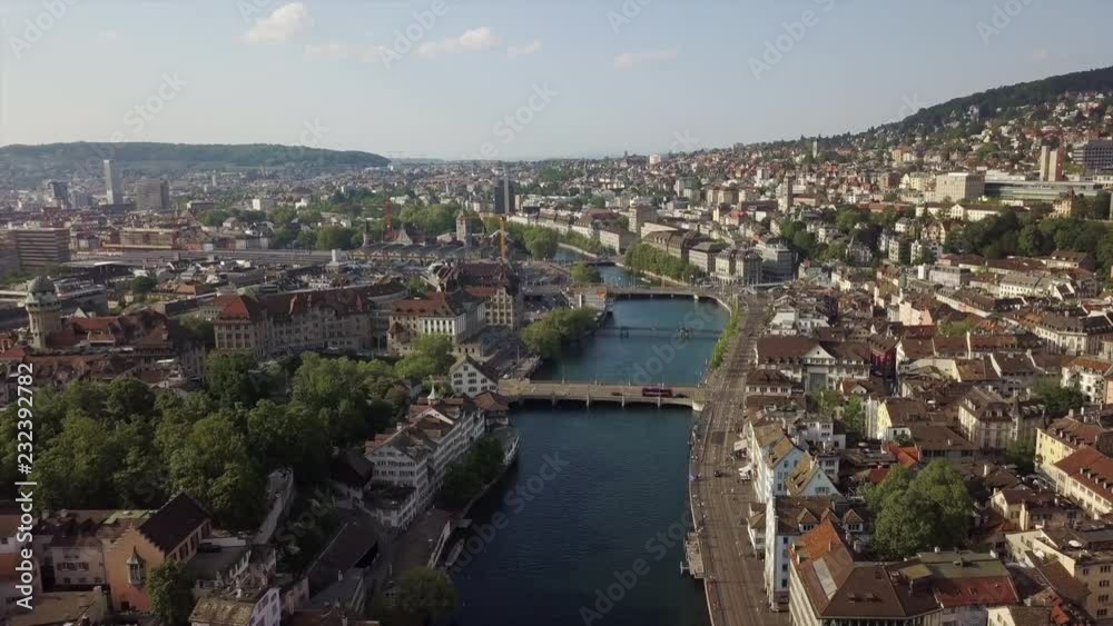 sunny day zurich city center river aerial panorama 4k switzerland
sunny day zurich city center river aerial panorama 4k switzerland