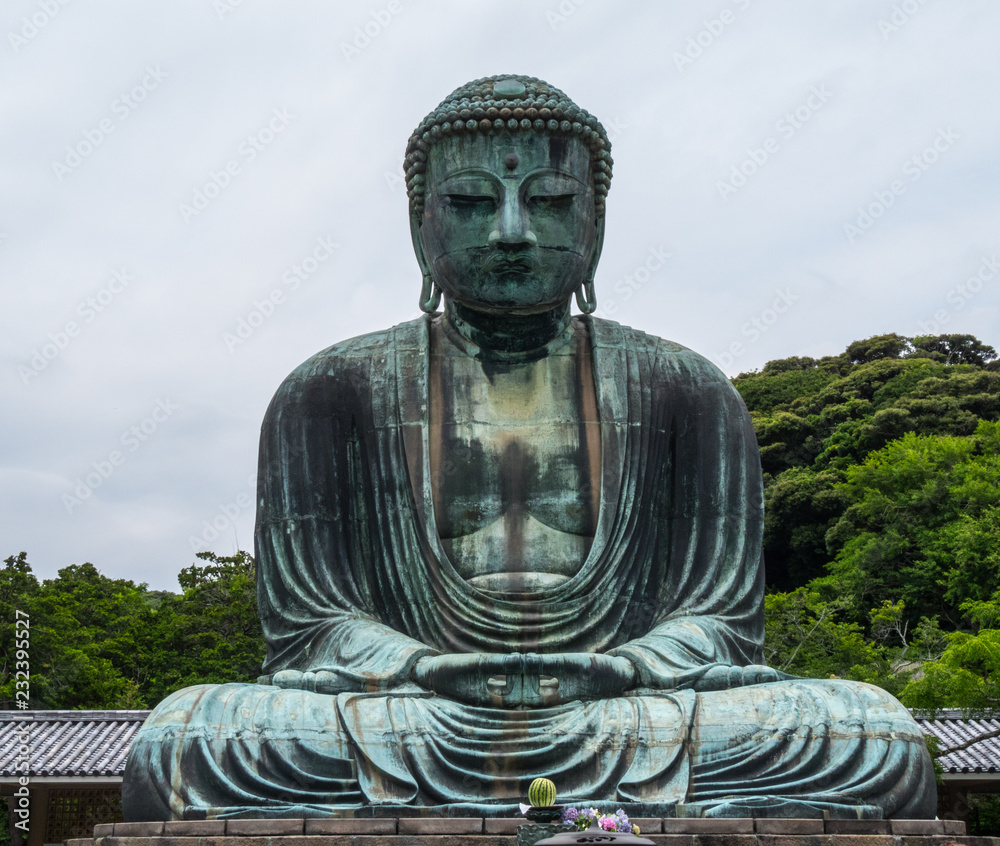 Famous Great Buddha in Kamakura Daibutsu Temple Famous Great Buddha in Kamakura Daibutsu Temple