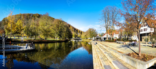 Uferpromenade am Longwyplatz in Nagold photo