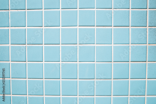 Light blue tile wall texture background