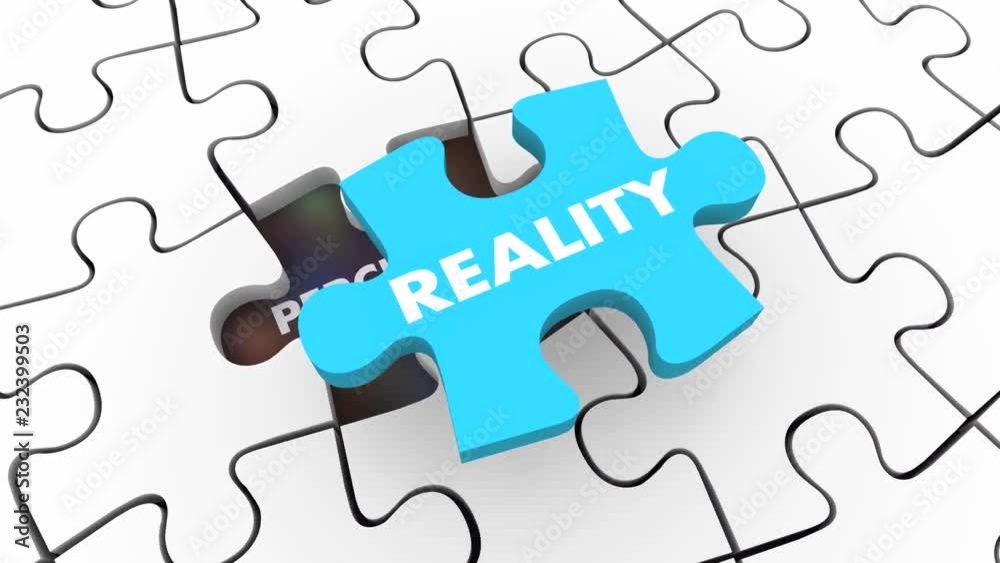 Perception Vs Reality Puzzle Pieces 3d Animation Perception Vs Reality Puzzle Pieces 3d Animation