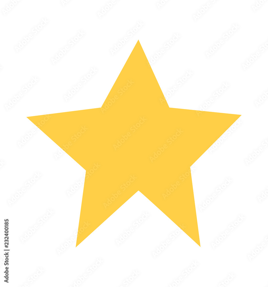 Star icon shiny element vector isolated on white Star icon shiny element vector isolated on white