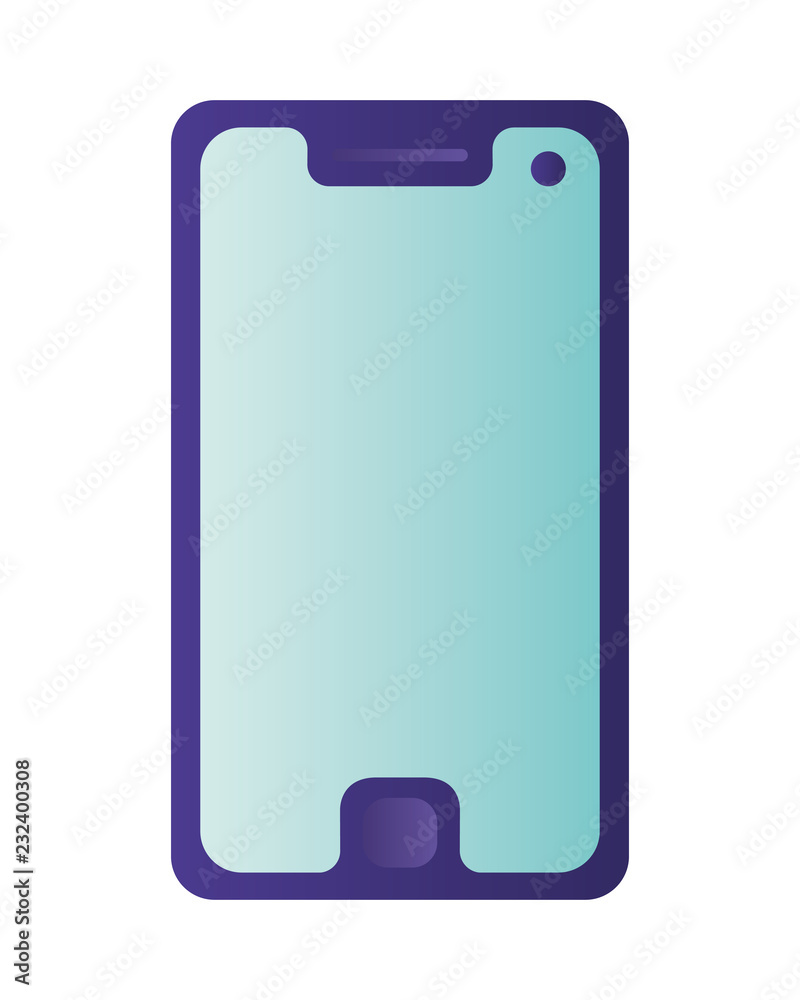 smartphone device isolated icon smartphone device isolated icon