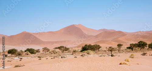 Namibia Sossusvlei desert African landscape © espiegle