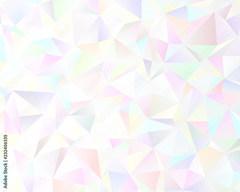Abstract polygonal mosaic background. Pale pink-violet geometric background