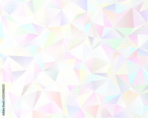 Abstract polygonal mosaic background. Pale pink-violet geometric background