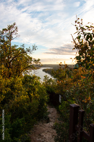 View of Lake Austin from Mount Bonnell Texas
