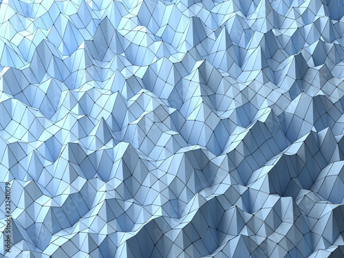 Wallpaper Mural Modern science abstract polygonal geometric shapes. Torontodigital.ca