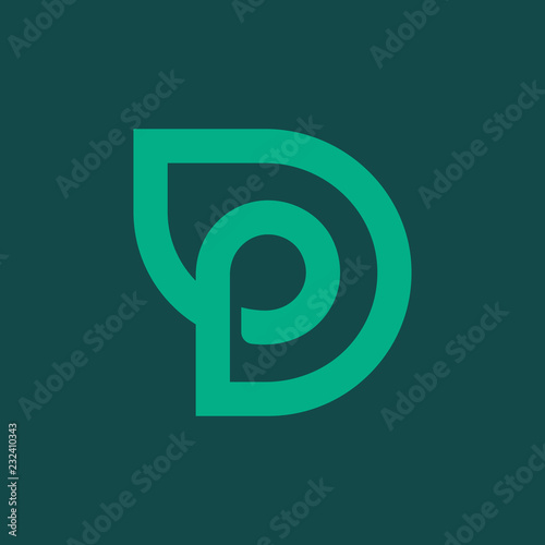 Letter DP logo