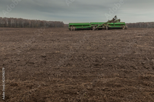 Agricultural Technology. Russian field. Kaluga region. Peremishl'