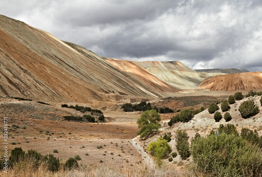 copper, gold and silver mine operation outside Salt Lake City, Utah, United States