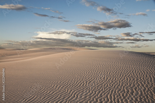 Graphical lines at White Sand Dunes National Monument  New Mexico  USA