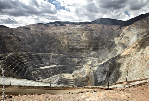 Open pit mine, Utah, United States photo