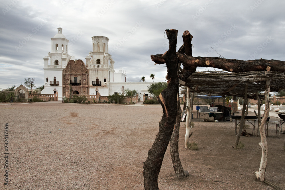 San Xavier del Bac Mission near Tucson, Arizona