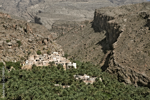 Al Misfah in the Hajar Mountains, Sultanate of Oman photo