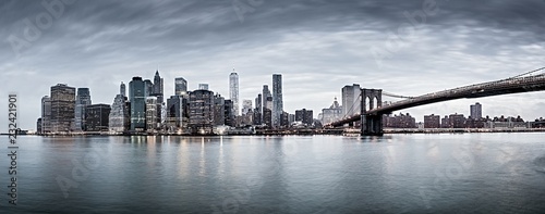 New York city sunset panorama ,cityscape. © Studio13lights
