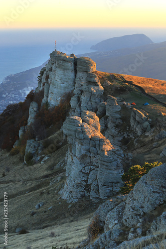 mount demerdzhi in the crimea photo