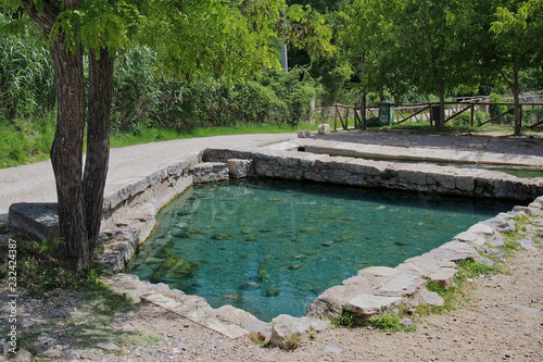 Antique thermal baths from Roman Ages in Tuscany