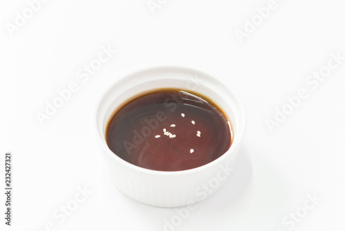 Soy sauce with sesame for japanese hot pot