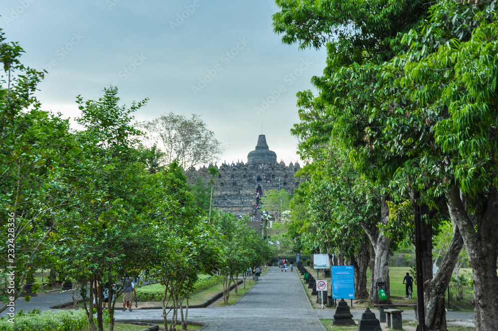 Borobudur temple on Java