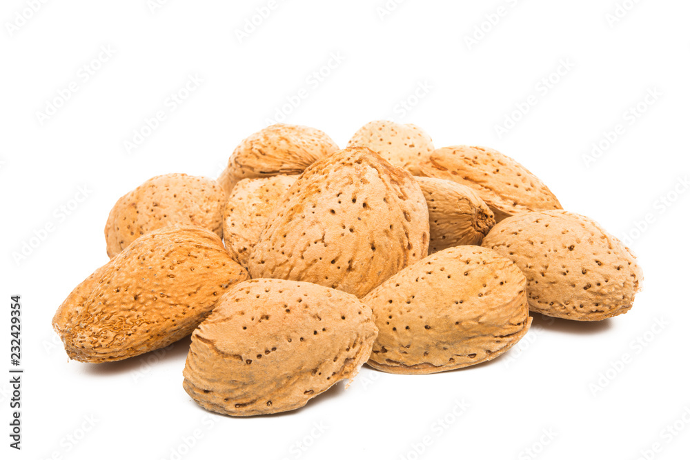 inshell almond isolated inshell almond isolated
