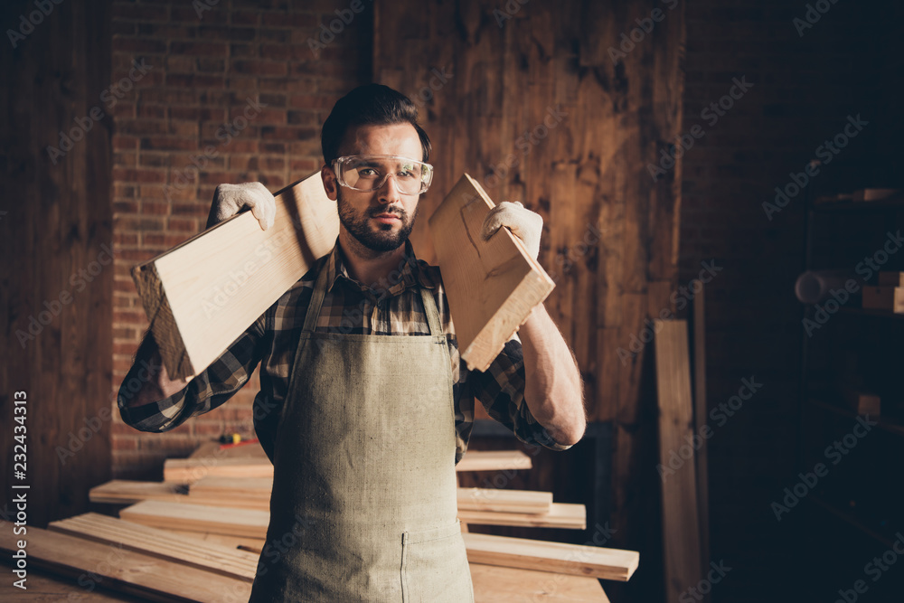 Φωτογραφία People person factory equipment concept. Closeup photo portrait