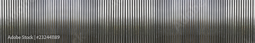 white corrugated metal texture surface or galvanize steel background photo