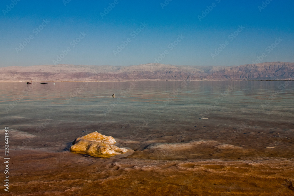 Morze Martwe,Izrael - obrazy, fototapety, plakaty 