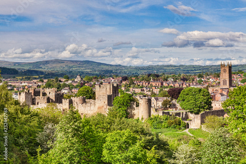 Ludlow Castle and Town, Shropshire photo