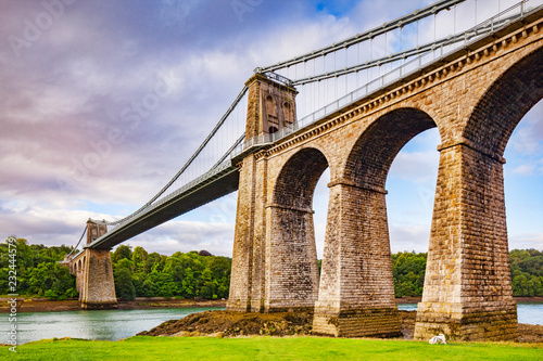 Menai Bridge, Anglesey, Wales photo