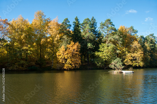 Autumn landscape in Russia