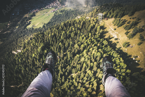 parapendio sulle dolomiti