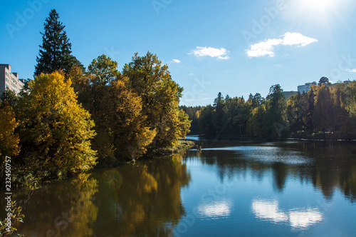 Autumn landscape in Russia