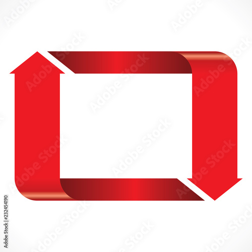 Arrow frame vector