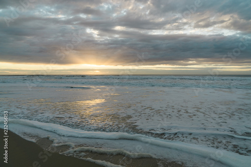 Sunset at Hourtin Plage, Gironde, France