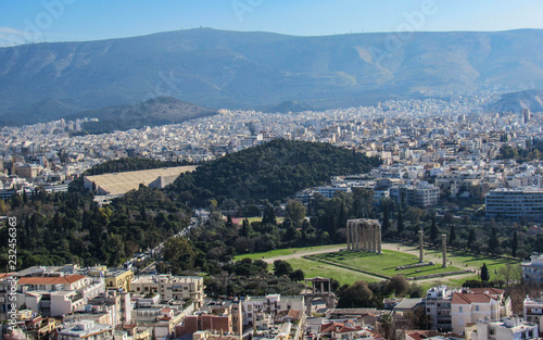 Temple of Olympian Zeus in Athens, Greece